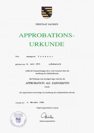 Kieferorthop&auml;die Dr. Gabriel Zertifikat6 Fachpraxis Kieferorthop&auml;die - Zertifikate Dr. Gabriel